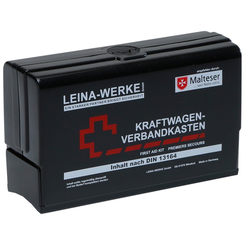 LEINA-WERKE car first aid box Star II, black, DIN 13164